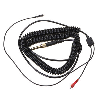 Opgerolde kabel voor Sennheiser HD25 HD25-1 II HD25-C HD25-13 Hoofdtelefoon-oortelefoon
