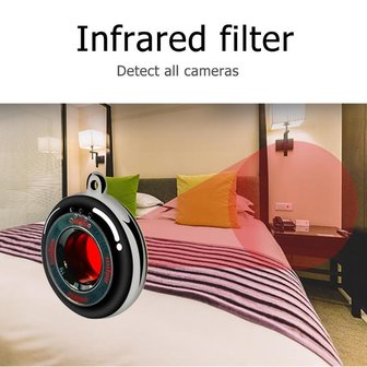 Camerasignaaldetector Draagbare laser Verborgen lenszoeker CCD CMOS Anti-diefstal Trillingsalarm voor veilig persoonlijk hotel