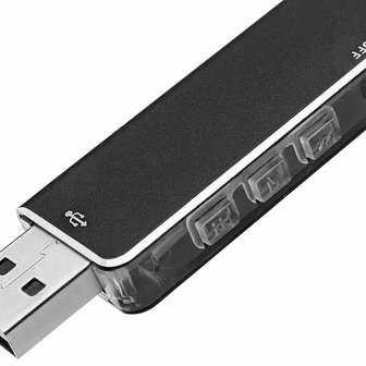 8 GB Mini Voice Activated Digital Audio-opname USB Recorder MP3-speler Voice Recorder