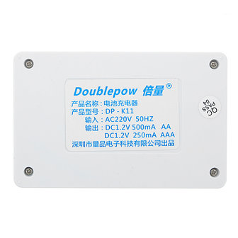 Doublepow K11 4-sleuf AA AAA oplaadbare batterijoplader