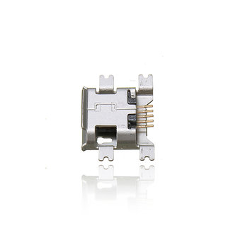 Micro USB Type B Vrouw 5Pin Socket 4Legs SMT SMD Soldering Connector