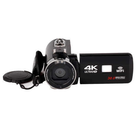 In de naam Blauwe plek timmerman 4K WiFi Ultra HD 1080P 16X ZOOM Digitale videocamera DV-camcorder met lens  en microfoon - hlhv