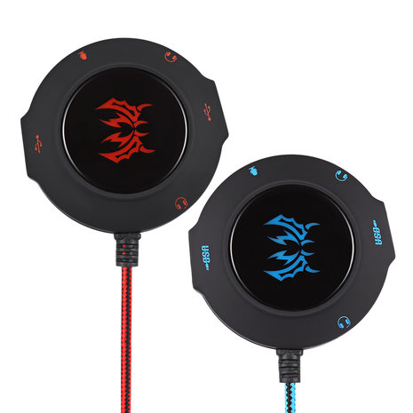KOTION ELK S2 Externe USB-geluidskaart Plug-en-Play Stereo Headset-adapter