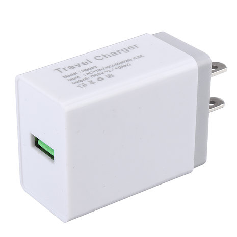 Universele 5V 2.1A reislader voor lampstroom US Standaardstekker USB adapter