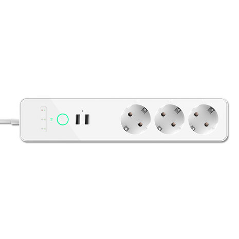 WiFi Intelligente socketstrips Multistekker Smart Socket Power EU 3 AC 4 USB-afstandsbediening Voice voor Google voor Alexa