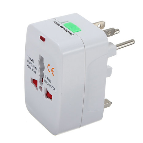 Alle in One 125V 250V Universele draagbare wisselstroomadapter AU US UK EU