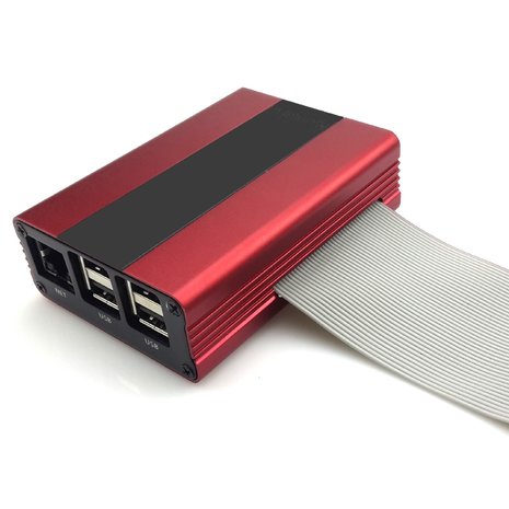 New Aluminum Alloy Case Enclosure Box For Raspberry Pi B+/ 2 / 3 Model B