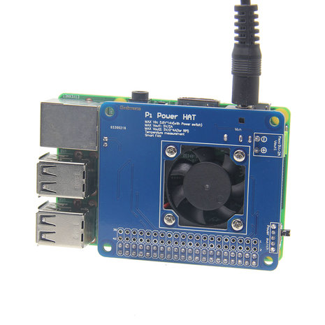 Programmable Smart Temperature Control Fan and Power Expansion Board For Raspberry Pi 