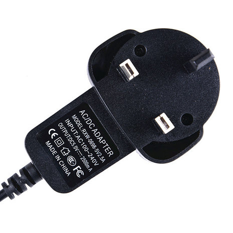 5Pcs 5V 2.5A UK Power Supply Charger Micro USB AC Adapter For Raspberry Pi 3